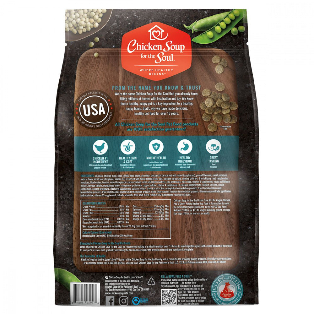 Chicken Soup For The Soul Grain Free Chicken, Turkey and Pea Dry Dog Food