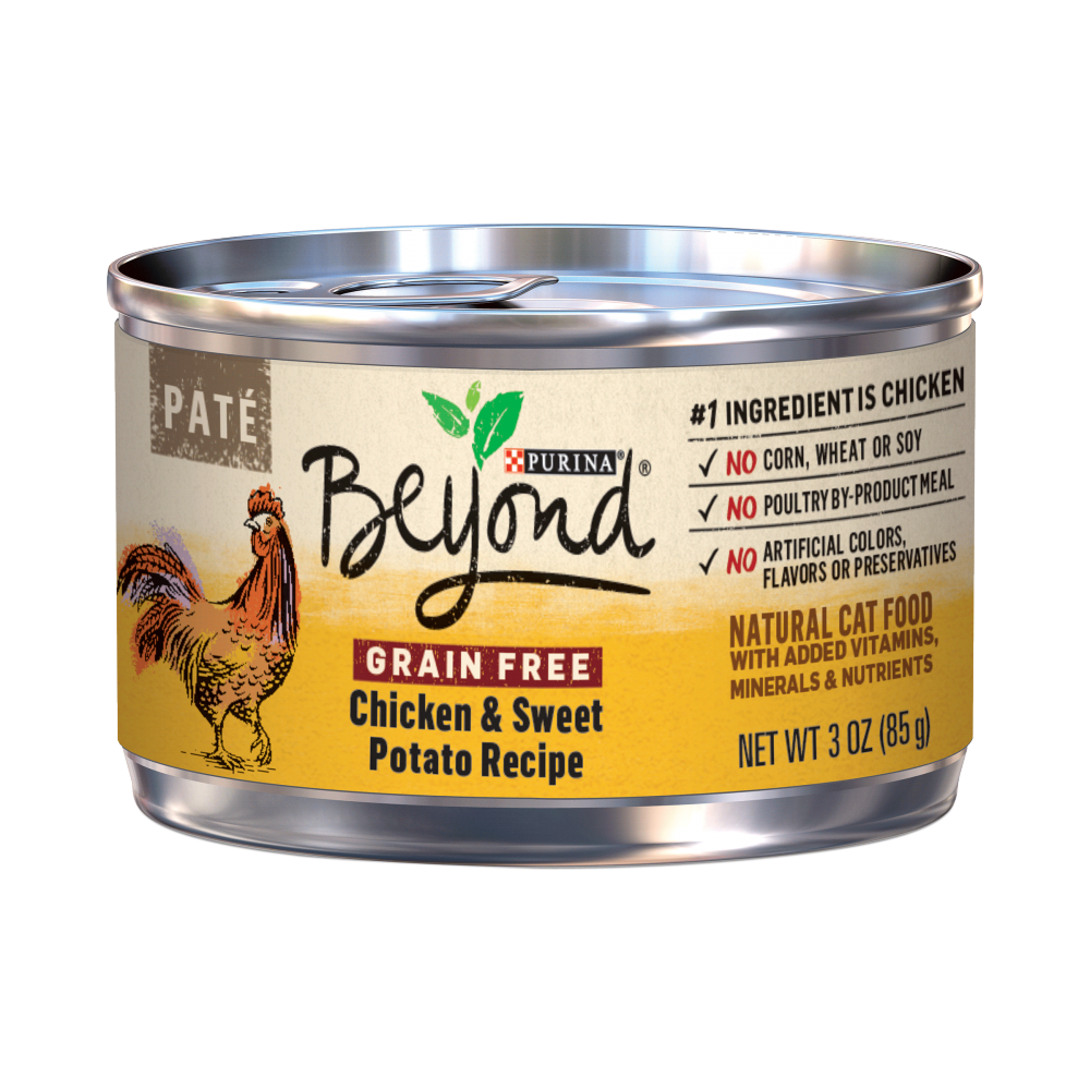 Purina Beyond Grain-Free Chicken & Sweet Potato Pate Recipe Canned Cat Food