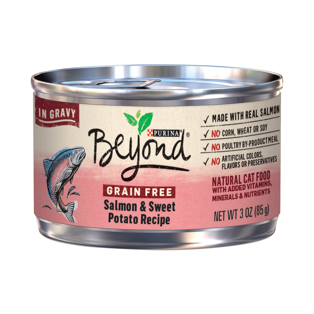 Purina Beyond Grain-Free Salmon & Sweet Potato Recipe in Gravy Canned Cat Food