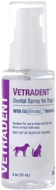 Vetradent Dental Spray for Dogs & Cats, 2 oz