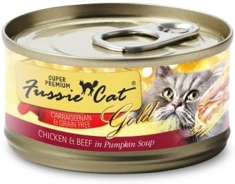 Fussie Cat Premium Chicken & Beef with Pumpkin Soup, 24 x 2.82 oz