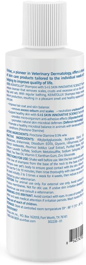 Virbac Keratolux Shampoo for Dogs & Cats