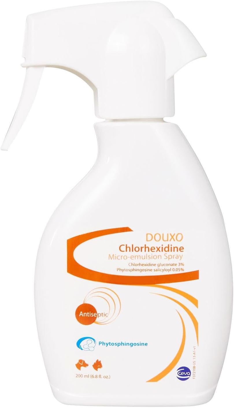 Douxo Chlorhexidine Micro-Emulsion Spray for Dogs & Cats, 6.8 oz