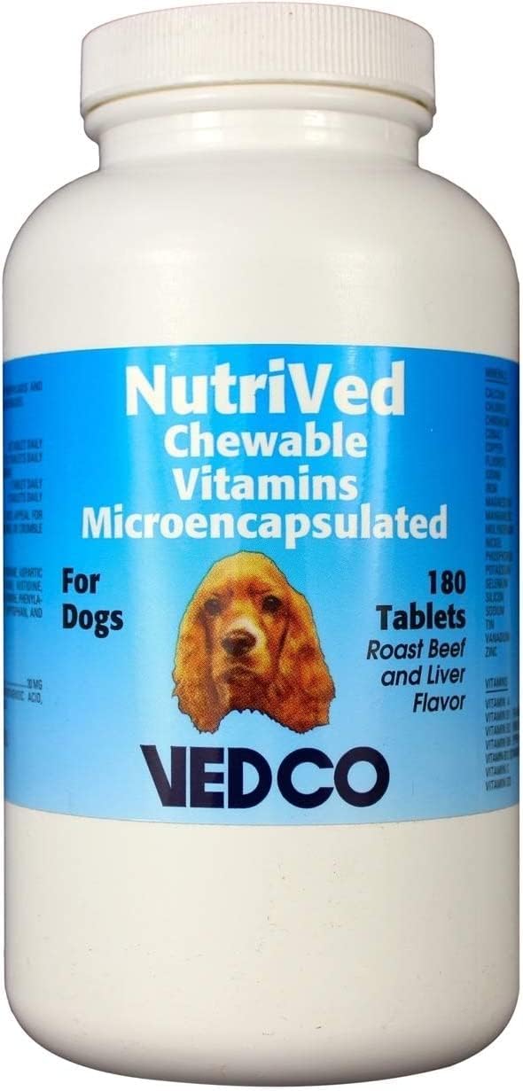 Vedco NutriVed Chewable Vitamins for Dogs, 180 ct