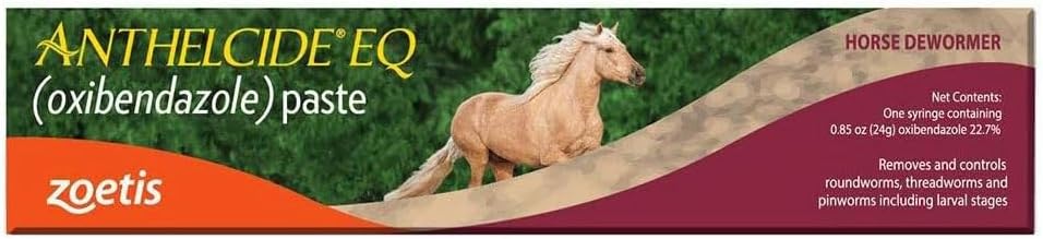 Anthelcide EQ Equine Paste Dewormer, 24 g