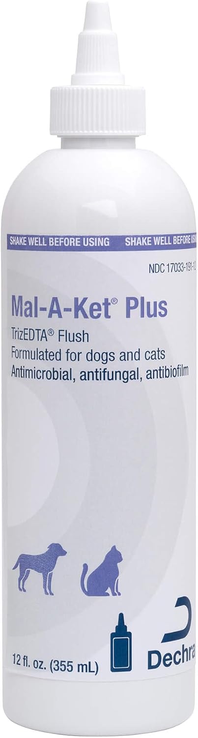 Mal-A-Ket Plus TrizEDTA Flush for Dogs & Cats, 12 oz