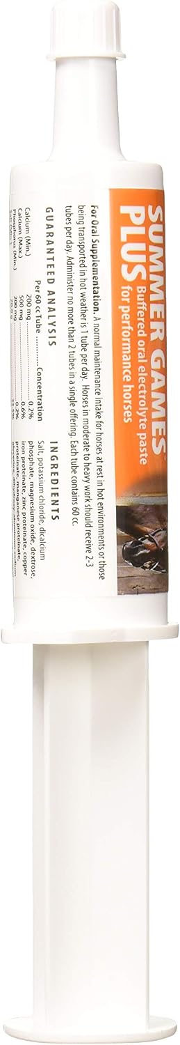 Kentucky Performance Summer Games Plus Electrolyte Paste for Horses, 3 x 60 cc
