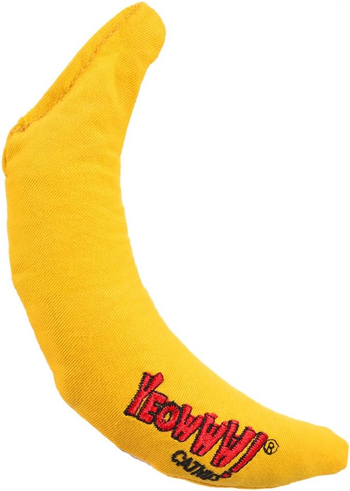 Yeowww! Organic Catnip Toy Variety Pack: Rainbow, Banana & Pollock Fish