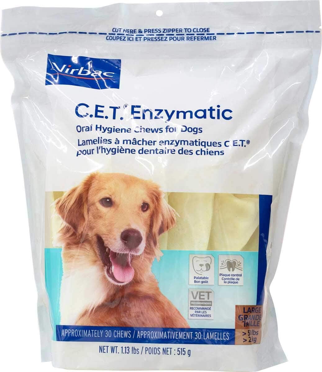 C.E.T. Enzymatic Oral Hygiene Chews for Dogs