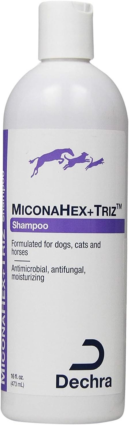 Dechra MiconaHex+Triz Shampoo for Dogs & Cats, 16 oz