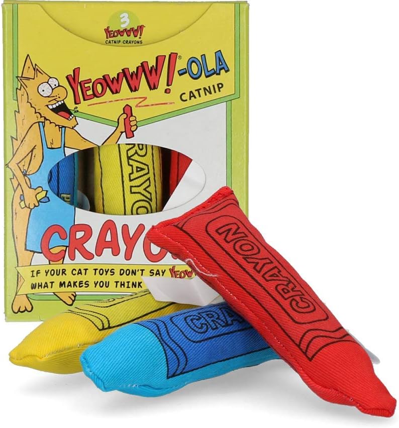 Yeowww! Organic Catnip Crayons, 3 Count