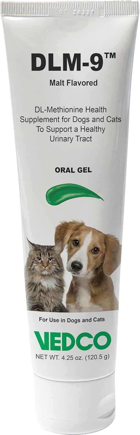 Vedco DLM-9 Urinary Oral Gel for Dogs & Cats, Malt, 4.25 oz