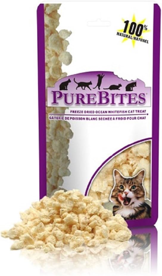 PureBites Ocean Whitefish Freeze-Dried Cat Treats, 0.39 oz