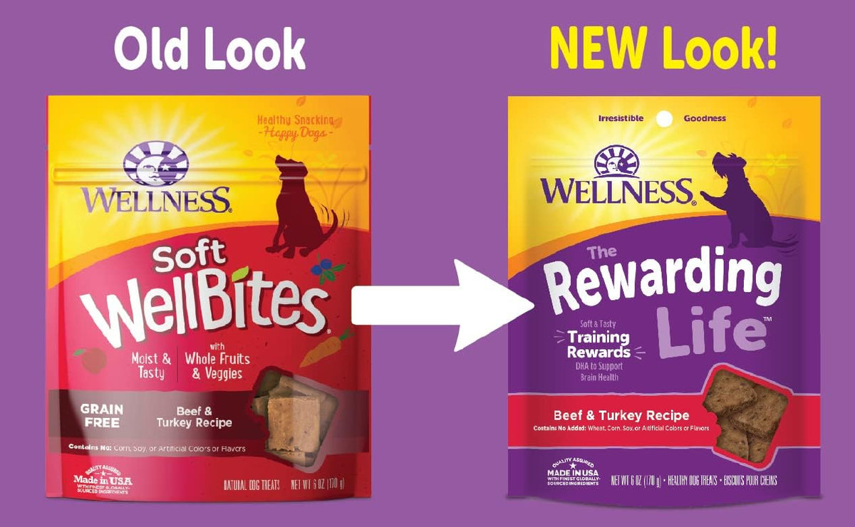 Wellness WellBites Soft & Chewy Dog Treats Variety Pack