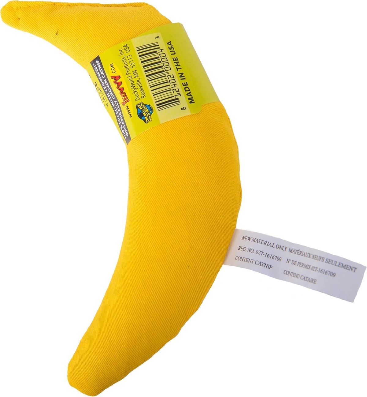 Yeowww! Organic Catnip Banana Toy, 3 Pack
