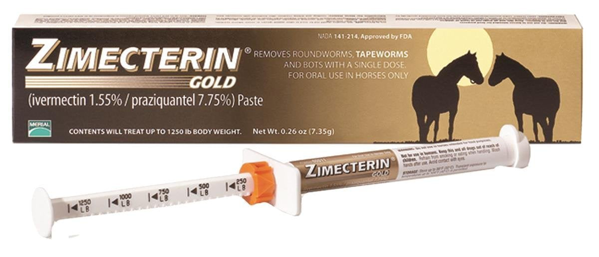 Zimecterin Gold Equine Paste Dewormer