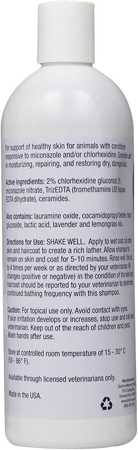 Dechra MiconaHex+Triz Shampoo for Dogs & Cats, 16 oz