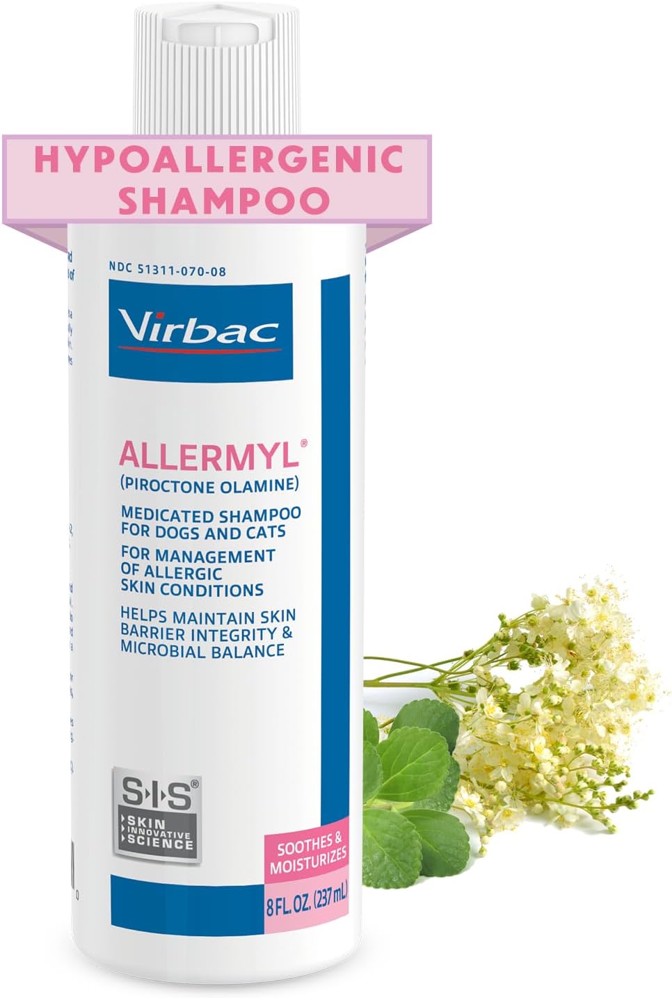 Virbac Allermyl Hypoallergenic Shampoo for Dogs & Cats