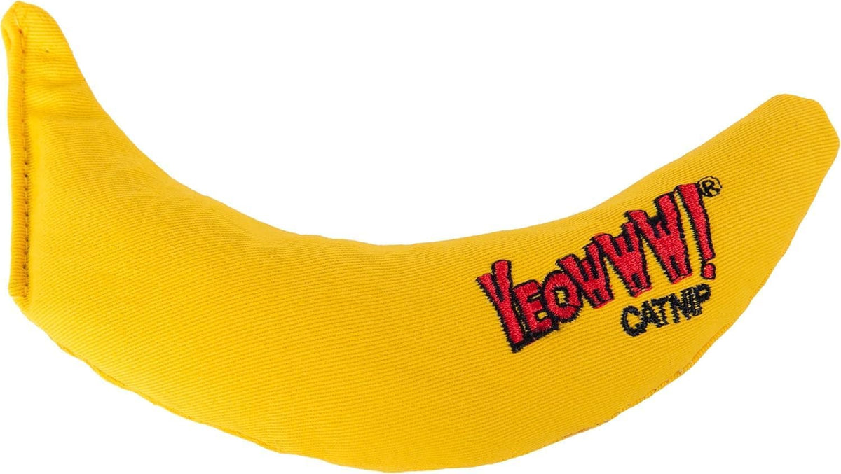 Yeowww! Organic Catnip Banana Toy, 3 Pack