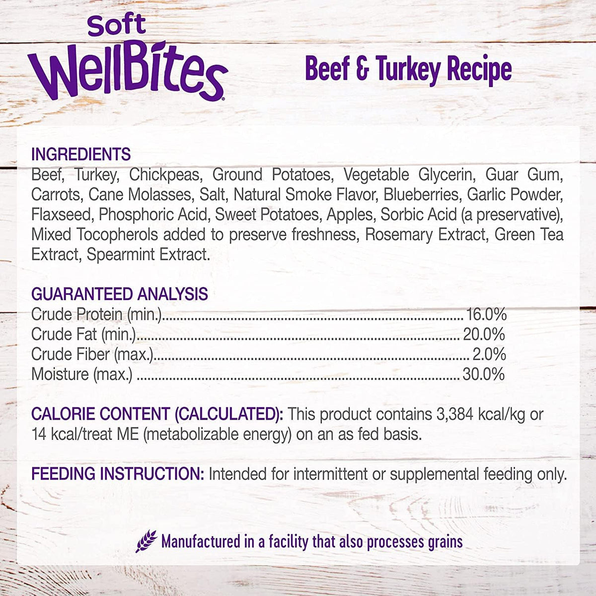 Wellness WellBites Soft & Chewy Dog Treats Variety Pack