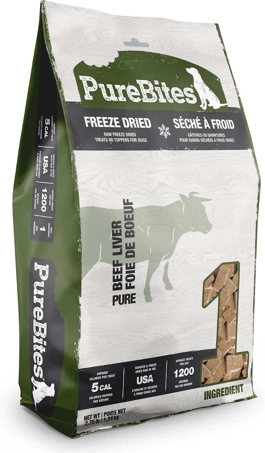 PureBites Beef Liver Freeze-Dried Dog Treats