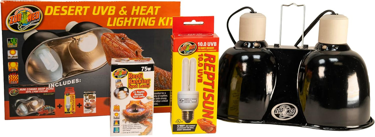 Zoo Med Desert UVB & Heat Lighting Kit