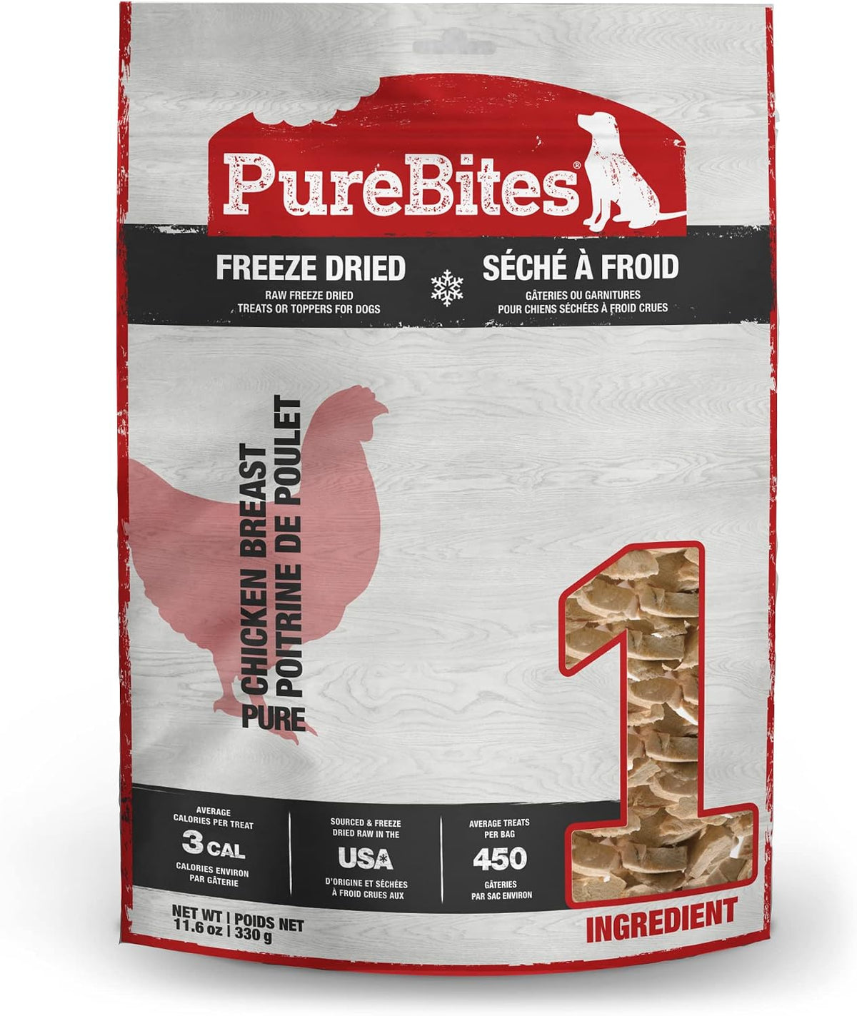 PureBites Chicken Breast Freeze-Dried Dog Treats