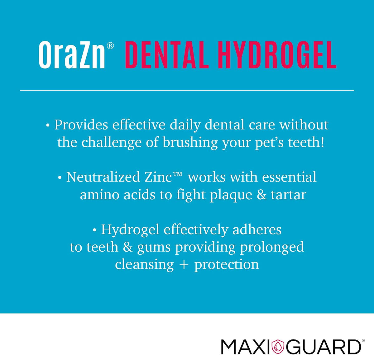 Maxi/Guard OraZn Dental Care Gel for Dogs & Cats, 2 oz