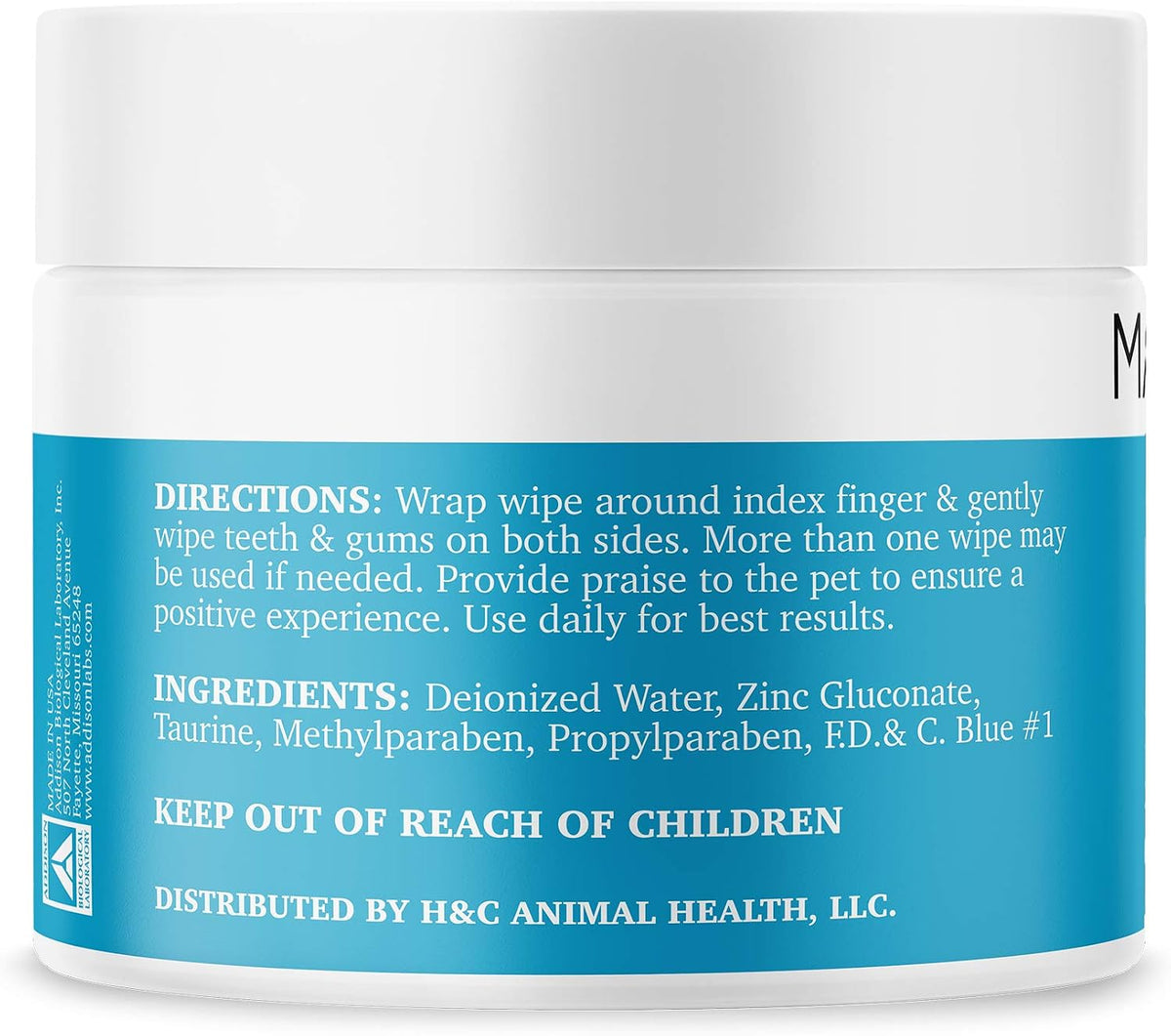 Maxi/Guard Oral Cleansing Wipes for Dogs & Cats, 100 ct