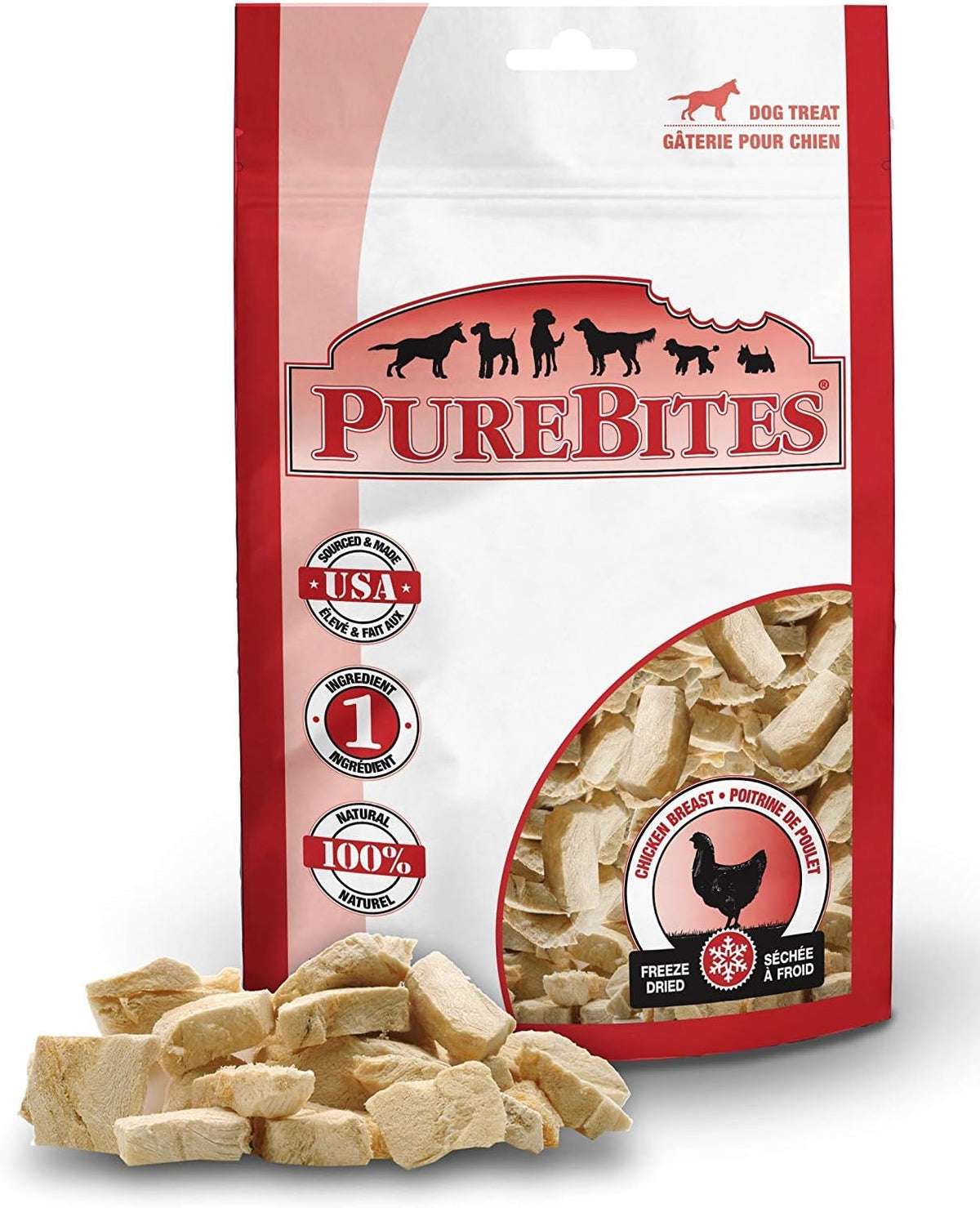 PureBites Chicken Breast Freeze-Dried Dog Treats