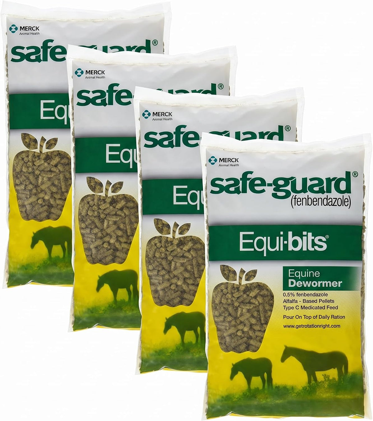 Safe-Guard Equine Dewormer Pellets, 1.25 lb Packs