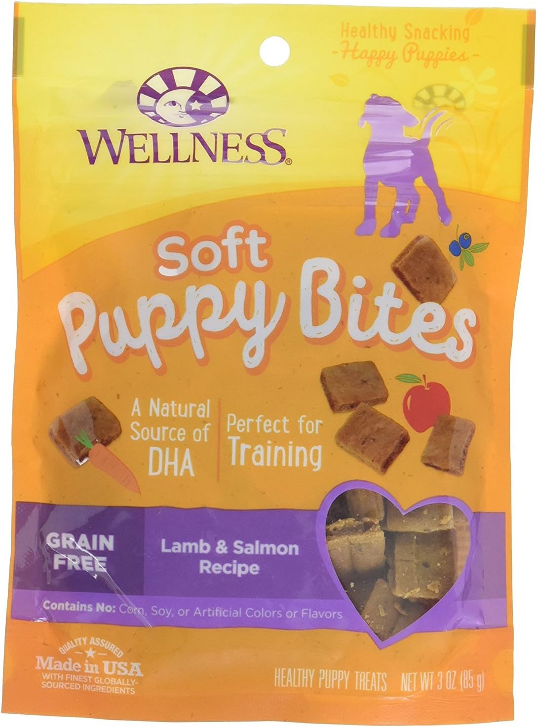 Wellness Puppy Bites Grain-Free Training Treats Variety, 2 Pack