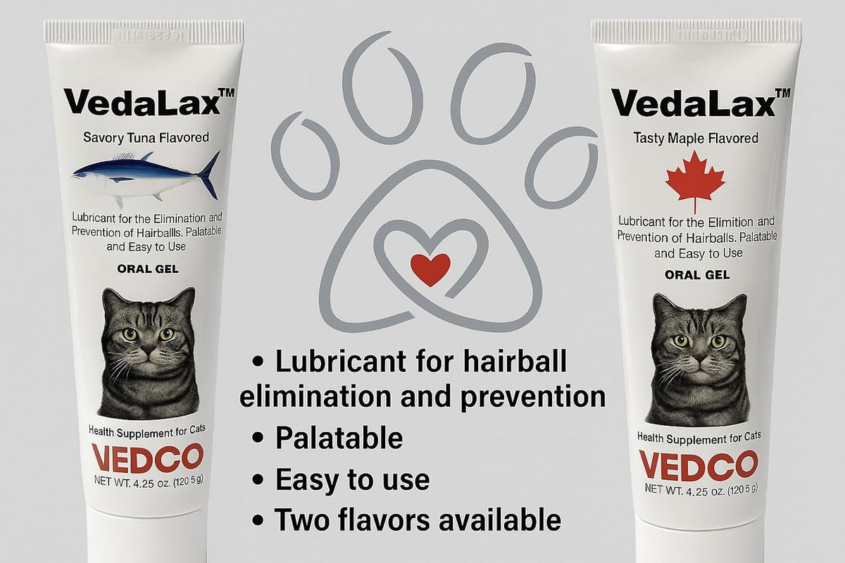 Vedco Vedalax Hairball Oral Gel for Cats, Maple, 4.25 oz