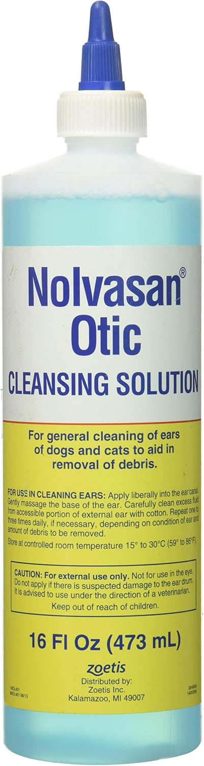 Nolvasan Otic Ear Cleansing Solution for Dogs & Cats