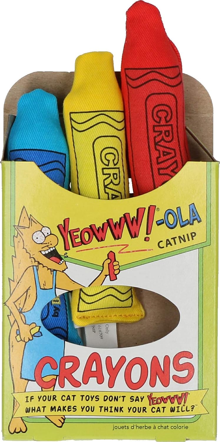 Yeowww! Organic Catnip Crayons, 3 Count