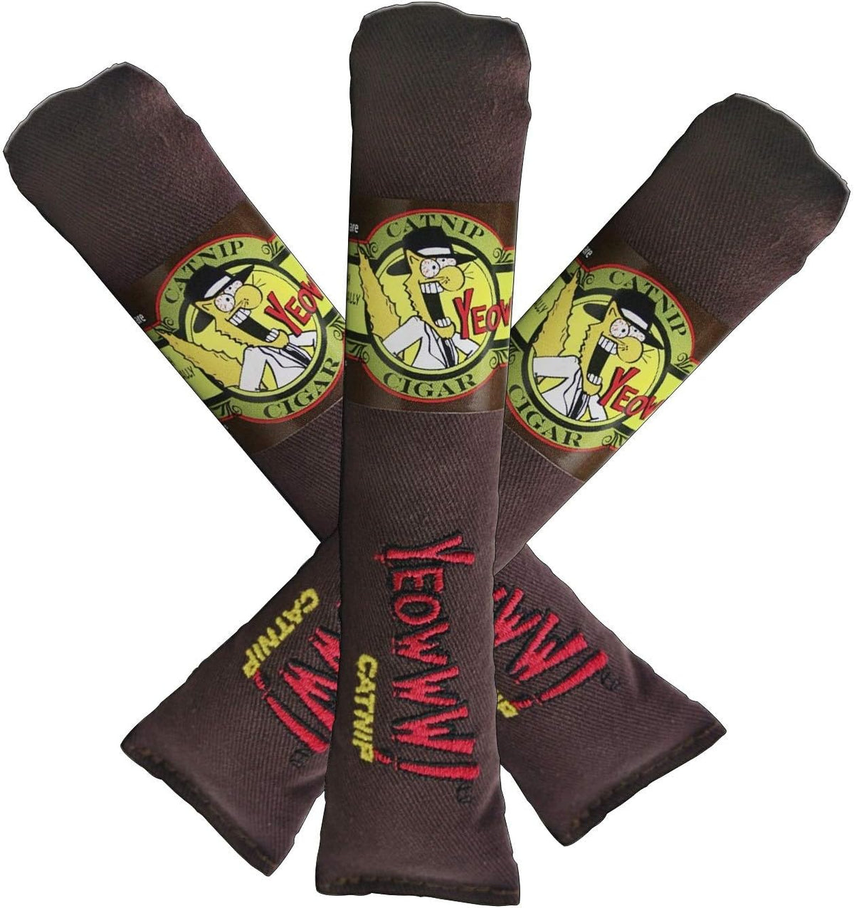 Yeowww! Organic Catnip Cigar Toys, 3 Pack