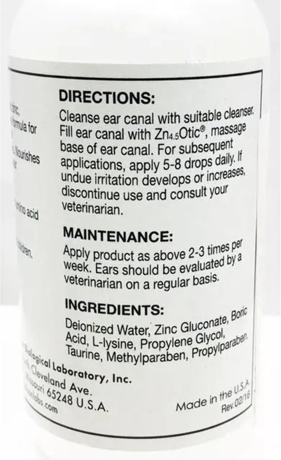 Maxi/Guard Zn4.5 Otic Ear Care for Dogs & Cats
