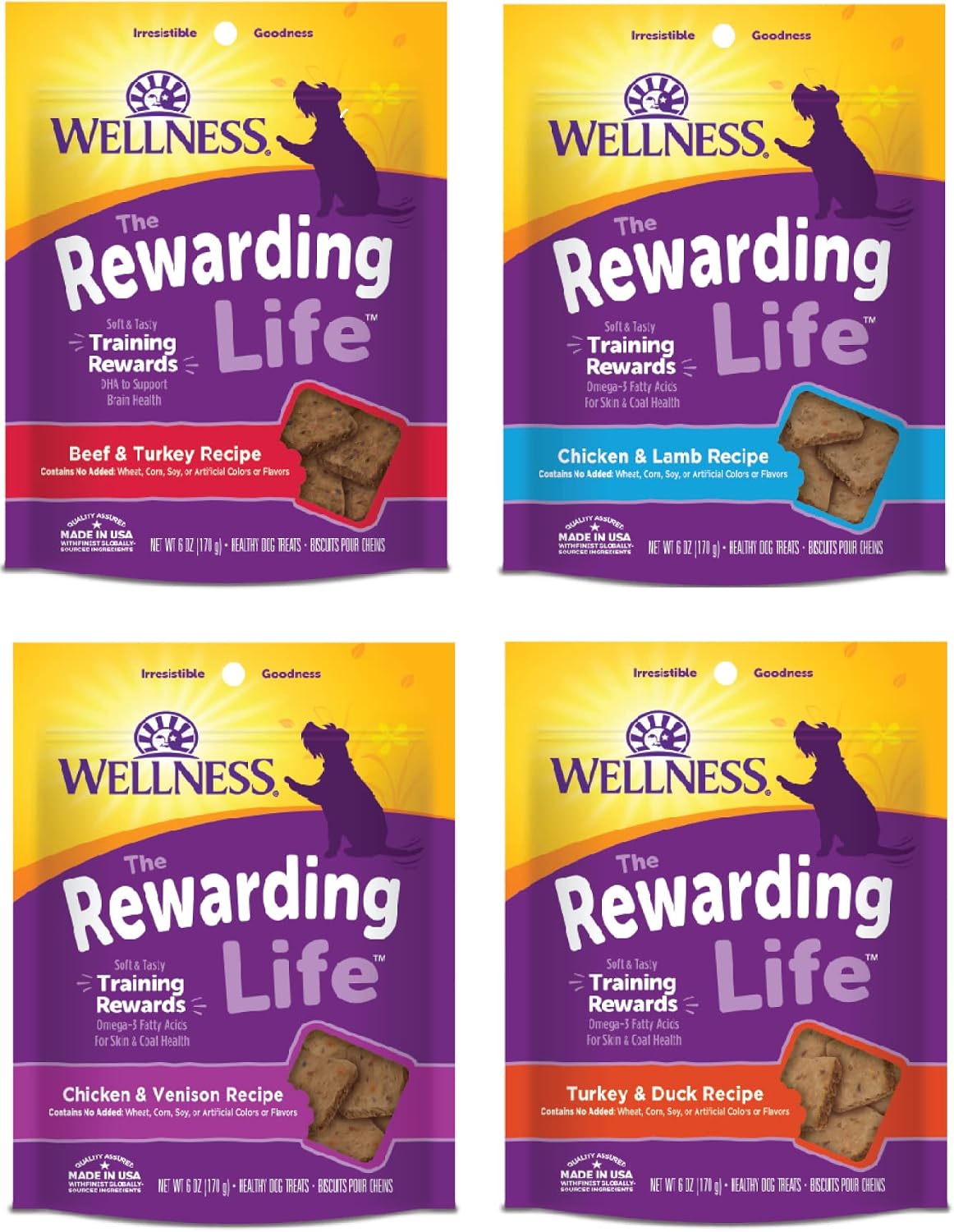 Wellness WellBites Soft & Chewy Dog Treats Variety Pack