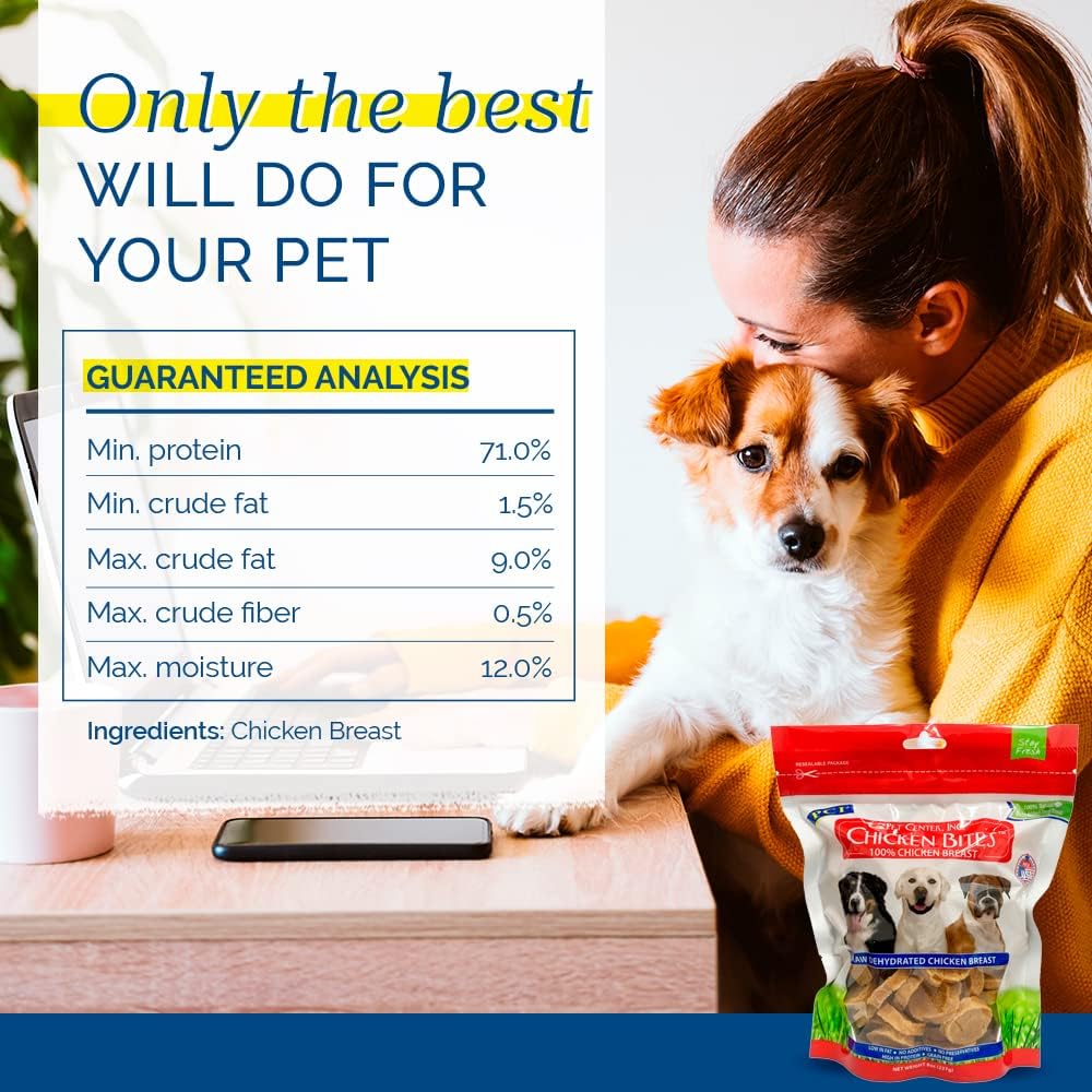 PCI Chicken Bites Dehydrated Chicken Breast Dog Treats