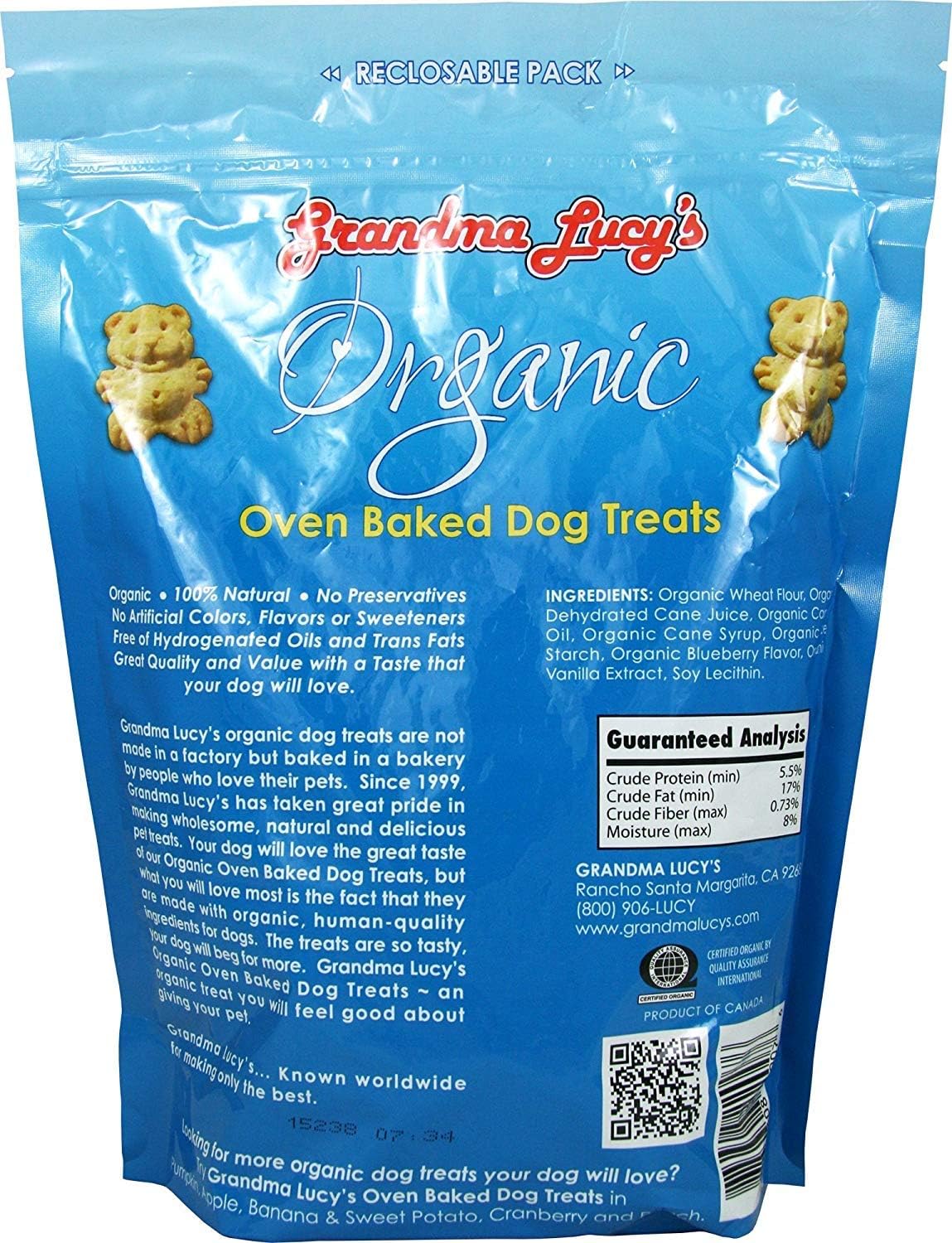 Grandma Lucy's Organic Oven Baked Dog Treats Bundle