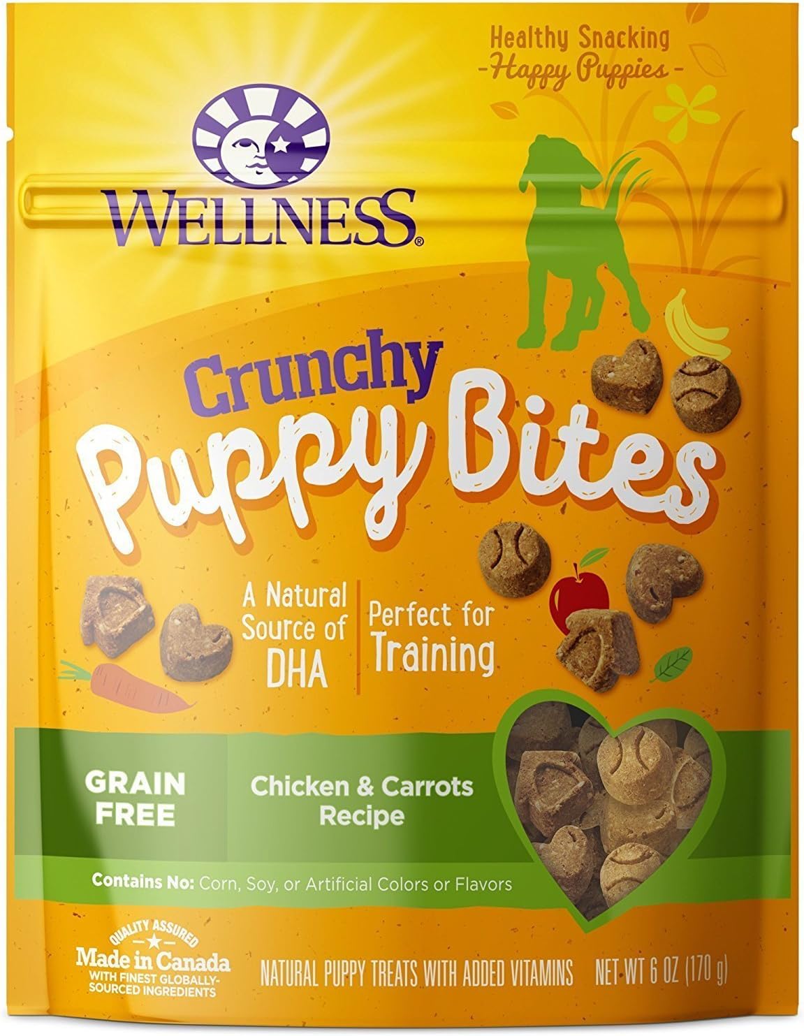 Wellness Puppy Bites Grain-Free Training Treats Variety, 2 Pack