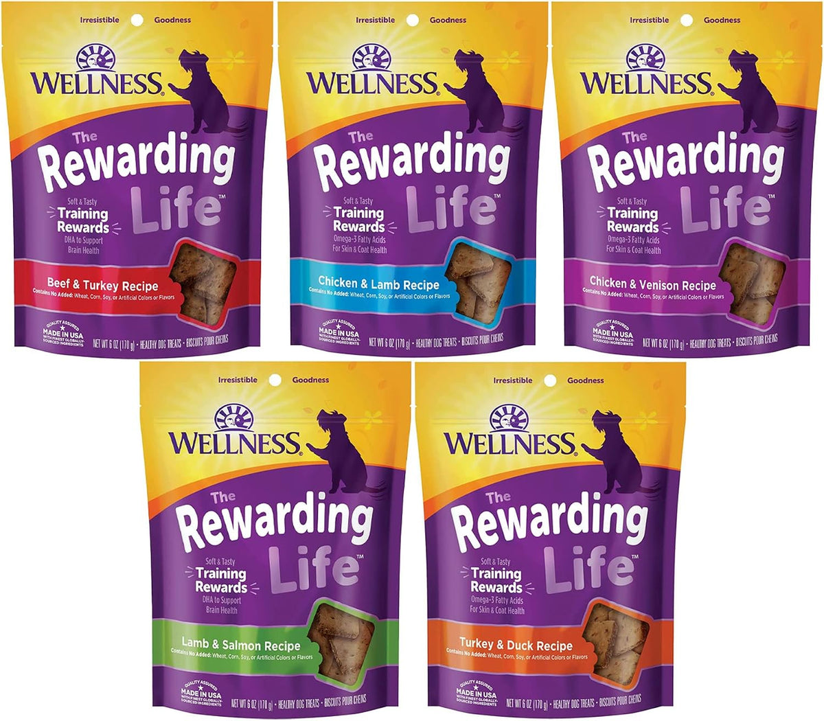 Wellness WellBites Soft & Chewy Dog Treats Variety Pack