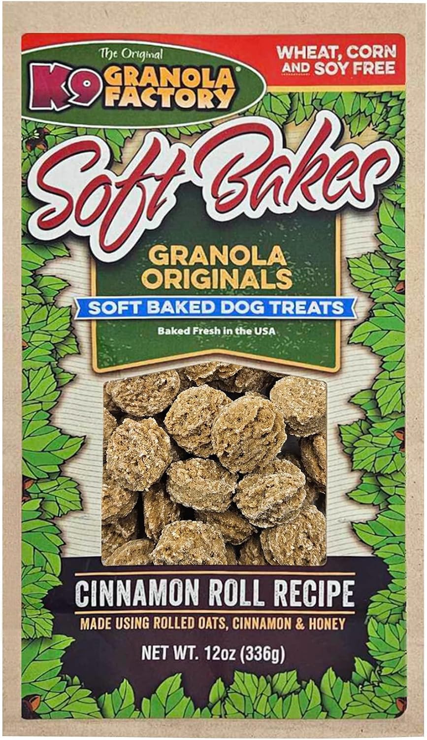 K9 Granola Factory Soft Bakes Cinnamon Roll Dog Treats