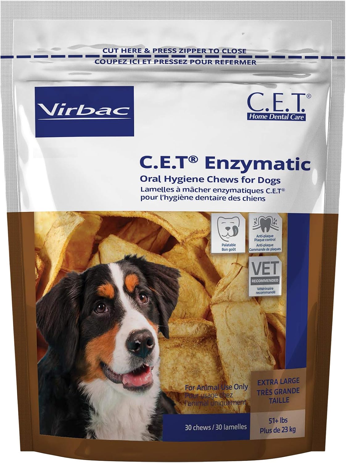 C.E.T. Enzymatic Oral Hygiene Chews for Dogs