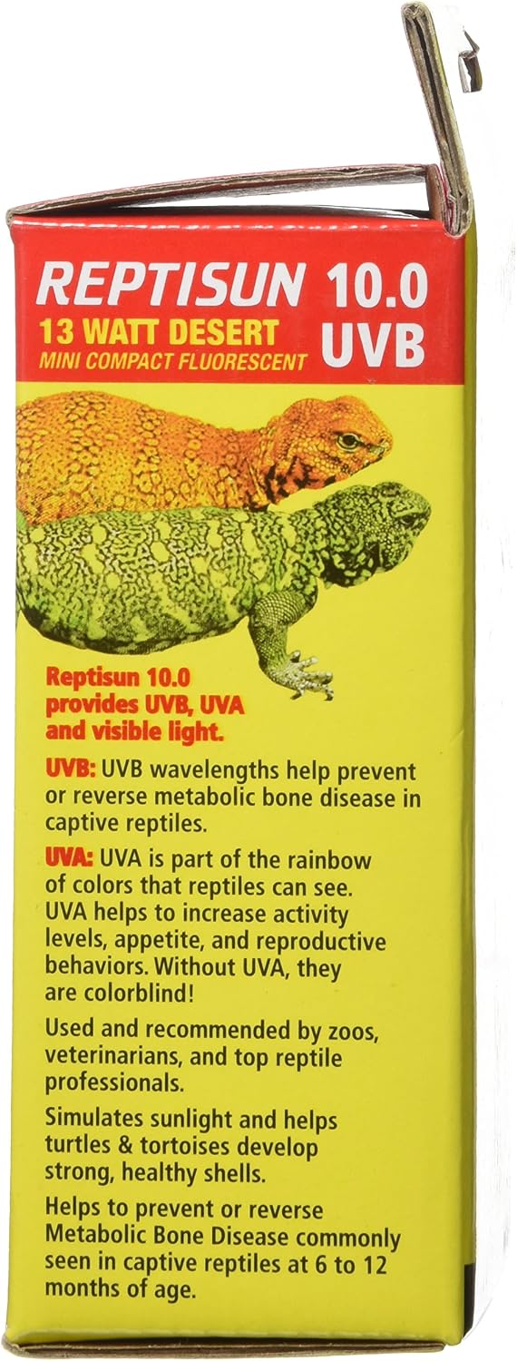 Zoo Med ReptiSun Mini Compact Fluorescent UVB Lamp, 13 W