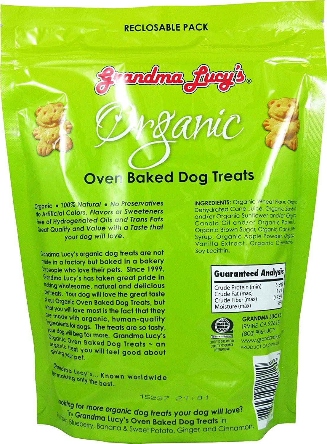 Grandma Lucy's Organic Oven Baked Dog Treats Bundle
