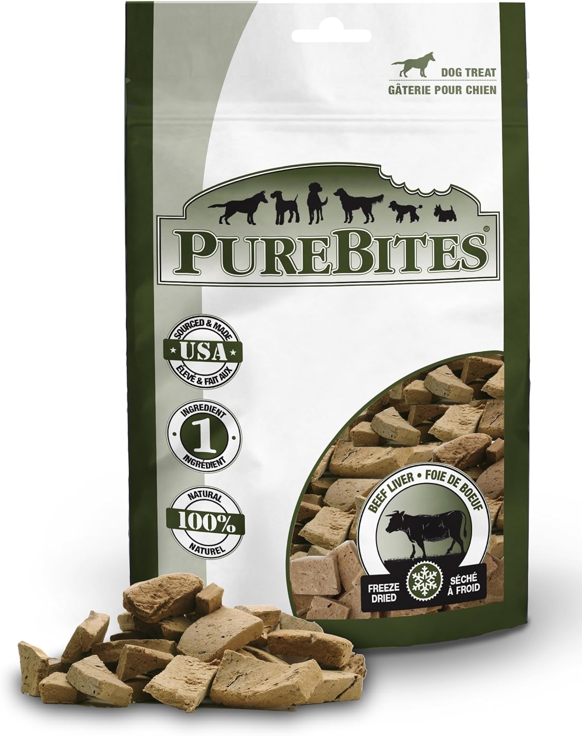 PureBites Beef Liver Freeze-Dried Dog Treats