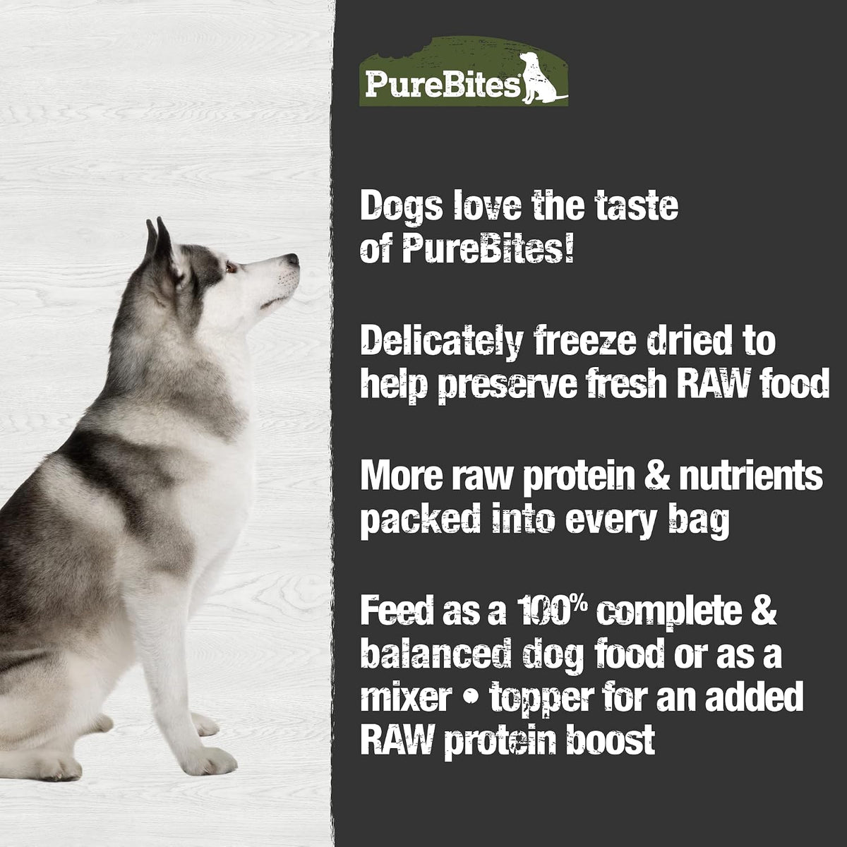 PureBites Freeze-Dried Raw Dog Food & Topper