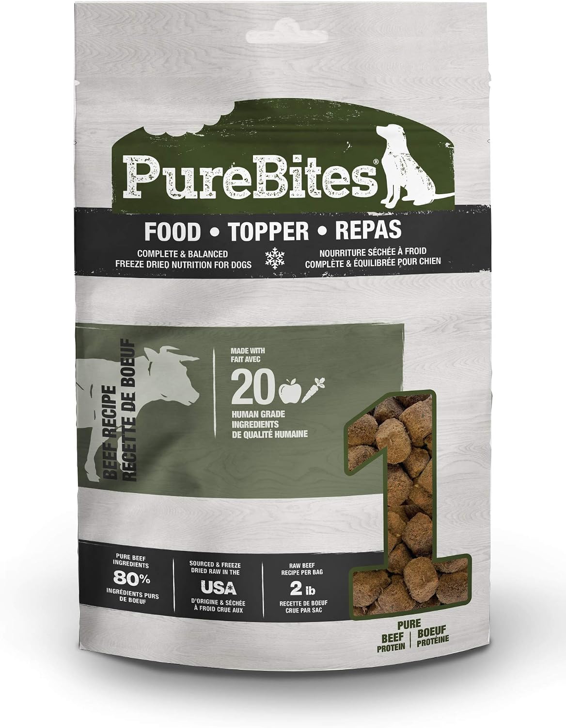 PureBites Freeze-Dried Raw Dog Food & Topper
