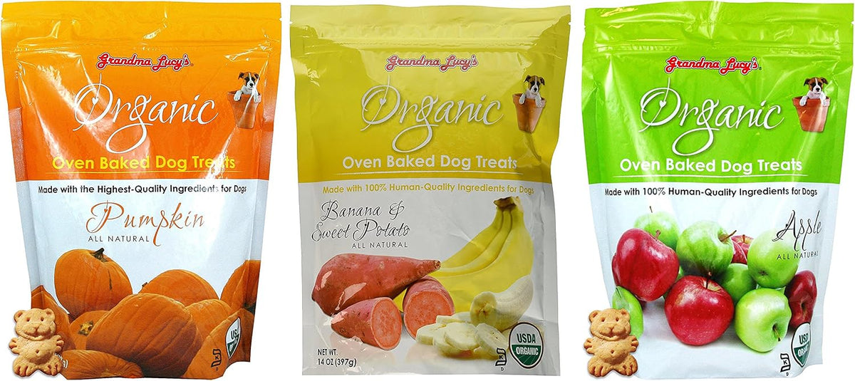 Grandma Lucy's Organic Oven Baked Dog Treats Bundle